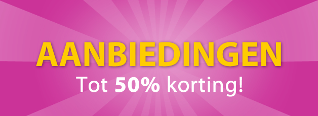 Tot 50% korting!
