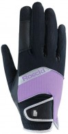 Roeckl Riding Gloves Millero Black/Lilac