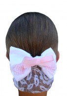 Haarnet Met Strik Pink