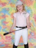 Comfort Line Riding Breeches Scarlett White Kids