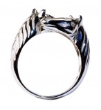 Falabella Ring Dubbel Paardenhoofd 02
