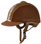Harry's Horse Rijhelm Pro Synthetic Leather Bruin