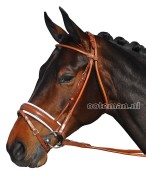 Vantaggio Bridle Grazioso Cognac/White