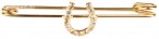 ShowQuest Plastronspeld Hoefijzer Gold