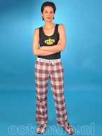 Kingsland Pyjamabroek Rood/Wit Geruit