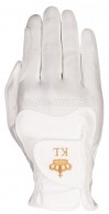 Kingsland Dressage Rijhandschoen White/Gold