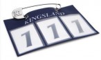 Kingsland Wedstrijdnummers Classic Navy