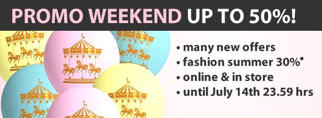Promo Weekend up to 50%