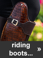 Leather riding boots from € 99,95