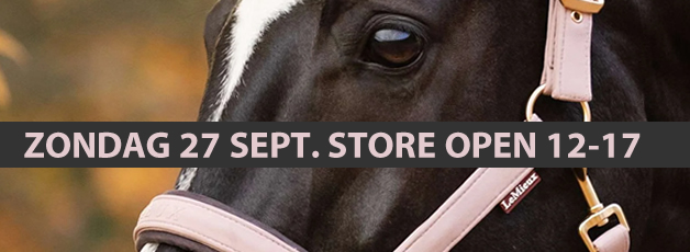 Zondag 27 sept. store open 12-17!