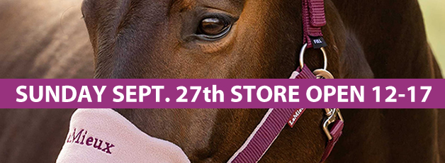 Sunday Sept 27th store open 12-17!
