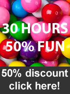 30 hours to 50% FUN!