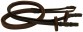 Rambo Teugel Micklem Competition Rubber + Haak Dark Havana