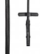 Vantaggio Reins Soft Rolled + Inside Rubber + Hook Black