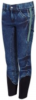 Harry's Horse Riding Breeches Loulou Eris Full Grip Denim Dark Blue