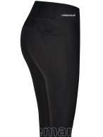 Pikeur Rijbroek Laure High Full Grip Softshell Black 