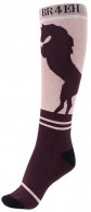 BR 4-Ever Horses Knee Socks Blossom Lilas