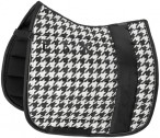Eskadron Saddle Pad Essence Big Square Glossy Black-Creme