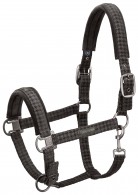 Eskadron Headcollar Essence Velvet Stamp Darkolive