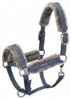 Eskadron Headcollar Essence + Faux Fur Doveblue