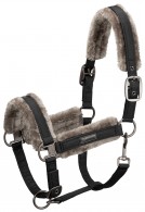 Eskadron Headcollar Essence + Faux Fur Black