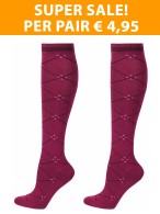 Super Sale! Harry's Horse Knee Socks Sabana Purple Potion