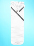 Anky Stock Tie ATP22501 White/Grey