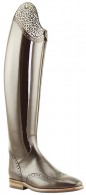 Petrie Riding Boots Significant Cheetah + Calf Dark Brown