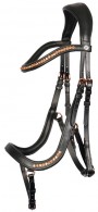 Harry's Horse Hoofdstel Anatomic Black/Rosegold