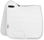 LeMieux Saddle Pad Crystal Suede Square Dressage White