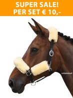 Super Sale! Vantaggio Bontset Halster Lamswol Natural