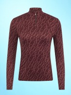 LeMieux Training Shirt Fleur Merlot