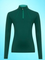 LeMieux Shirt Young Rider Base Long Spruce