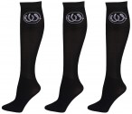 Harry's Horse Show Socks Engan Jet Black