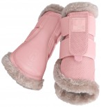 Eskadron Leg Protector Heritage Mesh + Faux Fur Pearl Rose