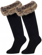 LeMieux Oversok Wellington Faux Fur Black