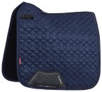 LeMieux Saddle Pad Crystal Suede Square Dressage Navy
