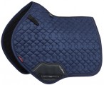 LeMieux Saddle Pad Crystal Suede Close Contact Navy