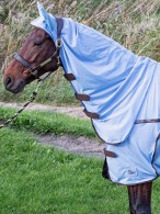 Harry's Horse Fly Rug Mesh-Pro + Neck Forever Blue