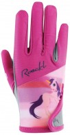 Roeckl Riding Gloves Koppl Junior Raspberry Rose