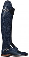 Petrie Riding Boots Rome Honeycomb + Calf Navy