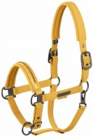 SUPER 12 Hours Offer! Eskadron Headcollar Platinum Softshell Pearls Golden Yellow