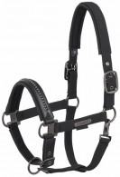 Eskadron Headcollar Platinum Softshell Pearls Black