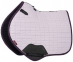 LeMieux Saddle Pad Suede Square Close Contact Lilac