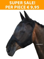 Super Sale! Vantaggio Flymask + Ears + Fringes Black