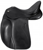 Kentaur Dressuurzadel Elektra + Lakleder Black