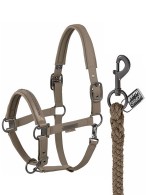 Eskadron Headcollar + Lead Rope Platinum Smoky Taupe