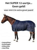 Super 12-uurtje! Smile Staldeken 200 Navy