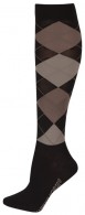 Harry's Horse Knee Socks Argyle Black