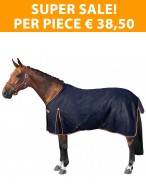 Super Sale! Smile Regendeken + Fleece Navy 125/175 cm